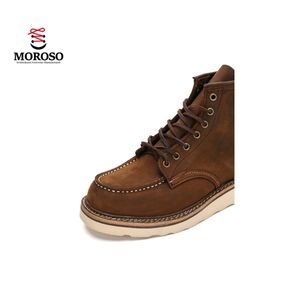 Vêtements de travail rétro pour couple, bottes de <span class=keywords><strong>moto</strong></span> pour hommes - Product Image 5