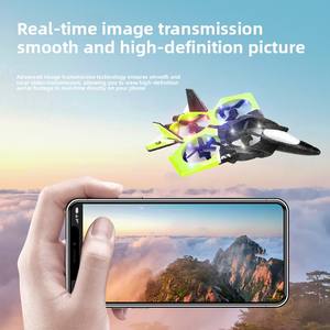 Avion télécommandé pour enfants RC Fighter <span class=keywords><strong>Jet</strong></span> avec lumière 360 Flip Quadcopter 2.4 GHz Connexion Débutant RC Avion Jouet - Product Image 4