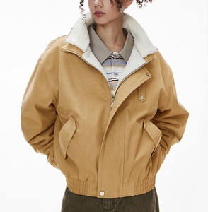 <span class=keywords><strong>Veste</strong></span> unisexe en maille polaire unie pour l'hiver, style vintage, <span class=keywords><strong>tendance</strong></span>, polyvalente, avec fermeture éclair imprimée et logo, coupe-vent, directement du fabricant - Product Image 2