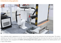 Kuka LBR Iico 7 R900 kamera 3D, Robot Mini AI cepat 6 sumbu lengan multiguna untuk industri layar menampilkan Gearbox Motor PLC