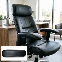 Coussin d'accoudoir pour chaise de bureau de direction haut de gamme, OEM ODM, personnalisé, durable, en mousse de polyuréthane PU moulée, support de bras confortable pour le patron
