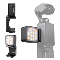 Mini lampe magnétique K&F Concept pour DJI Osmo Pocket 3, température de couleur à 3 niveaux, rechargeable par USB C, éclairage LED d'appoint