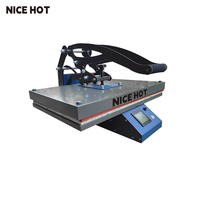Presse à chaud manuelle de haute qualité 40*60cm pour T-shirts Machine de transfert de chaleur à moteur à clé facile à utiliser à bas prix Vente en gros