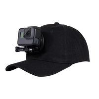 XUEREN Nice有吸引力的运动相机帽太阳帽，带底座棒球帽，适用于Gopro Hero3 3 4 5 6 SCJAM for Xiaomi相机