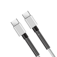 Câble USB C vers USB C 1M PD 60W Cordon de charge rapide tressé de type C compatible avec Sam Sung S23 Note 20 Pad Mac Book Air
