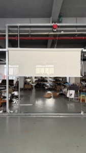 Stores solaires motorisés pour fenêtres avec protection solaire intégrée, installation facile, en polyester - Product Image 5