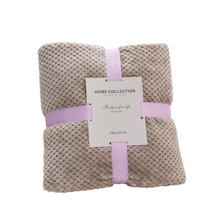 Mùa Thu Mùa Đông Dày Dứa Flannel Chăn Rắn Dệt Kim 100% <span class=keywords><strong>Polyester</strong></span> San Hô Lông Cừu Vật Nuôi Sofa Chăn Cross-Biên Giới - Product Image 5