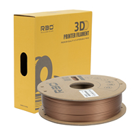 Filament d'imprimante 3D en poudre de cuivre métallique R3D 1,75 mm 1 kg 330 m de longueur Tolérance de 0,02 mm