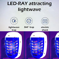 OEM Mini LED Paarse Licht Insectenverjager Elektrische Insectenvanger Ongediertebestrijding Gericht op Muizen Binnen Eco-vriendelijk Draagbaar ABS