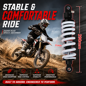 <span class=keywords><strong>Amortisseur</strong></span> arrière réglable 290 mm 980 LBS pour moto, amortissement ajustable, adapté aux accessoires de moto tout-terrain - Product Image 4