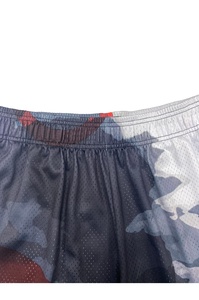 Shorts de basketball mi-longs unisexe sur mesure, style américain, en maille large, tendance, en soie glacée tricotée, pour l'été - Product Image 4