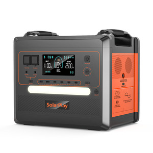 2300Wh 2500W Portable Station 1.5H Ultra-Fast Charging MPPT LiFePO4 Battery External Battery Car Compatible Pure Sine Wave - Product Image 2