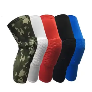 New Honeycomb Knee Support Brace Pads Volleyball Basketball Knee Compression Sleeve For Adults Protect Knee