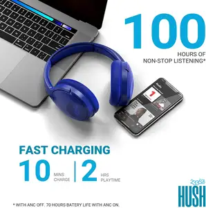 Send Inquiry Win Gift 100 Hrs Playtime Bluetooth Wireless Noise Canceling Earphones For Sony Headphone - HUSH