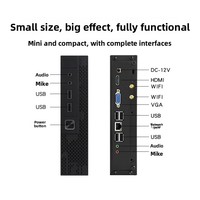 Nouveau mini PC Intel Core I7 haute performance |   Mémoire DDR4, stockage SSD |   Ordinateur de bureau standard pour usage professionnel/bureau/maison