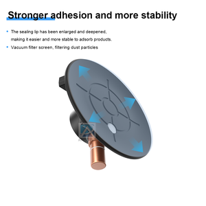 Ventosa de Sucção Forte, Capa de Nylon, Almofada de Borracha, Bomba Manual Incluída - Product Image 2