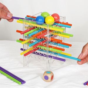 Juguete 2 en 1 con Palitos Extraíbles para Desarrollar Habilidades Motoras Finas, Aprender Matemáticas y Contar, Juegos Familiares, Juguetes de Viaje, Regalos para Niños y Adultos - Product Image 3