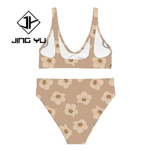 Traje de Baño de Verano de Diseño de Fabricante, Bikini Estampado, Traje de Baño Bohemio de Nailon Reciclado de Alta Calidad - Product Image 5