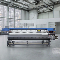 Impresora de inyección de tinta Yinstar Eco-Solvent de gran formato 4 I3200 cabezales de impresión 3,2 M Plotter Digital 3D vinilo pared foto máquina de impresión nuevo