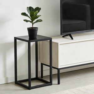 <span class=keywords><strong>Support</strong></span> de pot de fleurs autoportant noir, <span class=keywords><strong>support</strong></span> de <span class=keywords><strong>plantes</strong></span> moderne en métal, <span class=keywords><strong>support</strong></span> de plante d'intérieur et d'extérieur <span class=keywords><strong>pour</strong></span> la maison, le balcon, le salon - Product Image 3