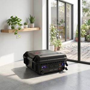 Générateur d'urgence solaire extérieur tout-en-un 220 V 1000 W 1373 Wh 1 kW à batterie lithium, vente chaude - Product Image 1