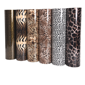 Prensa de calor con estampado de leopardo rollos de vinilo Transferencia de Calor prensa de calor <span class=keywords><strong>htvront</strong></span> vinilo leopardo - Product Image 6