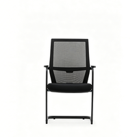 Silla de Oficina Ergonómica con Respaldo en Forma de Arco y Soporte Lumbar Ajustable para Recepción y Trabajo en Computadora