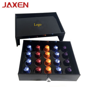 Boîte de rangement pour capsules de café <span class=keywords><strong>Nespresso</strong></span> en plastique <span class=keywords><strong>recyclable</strong></span> pour une utilisation en cuisine, organisateur de rangement écologique - Product Image 4