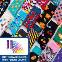 Chaussettes fantaisie personnalisées en bambou au design sportif, chaussettes originales, chaussettes en gros, unisexe, haute qualité