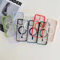 Accessoires mobiles en gros pour iPhone 16 Pro Étui magnétique en acrylique pour iPhone 16 Pro Max Étui de téléphone de luxe