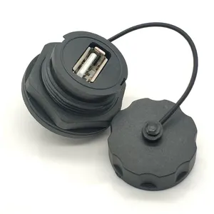 Precio de fábrica metal USB 3,0 montaje en panel circular datos USB2.0 conector IP67