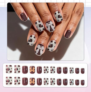 <span class=keywords><strong>Faux</strong></span> <span class=keywords><strong>ongles</strong></span> carrés pré-dessinés les plus vendus, capsules d'<span class=keywords><strong>ongles</strong></span> pré-finies, <span class=keywords><strong>ongles</strong></span> à presser courts, qualité salon - Product Image 4