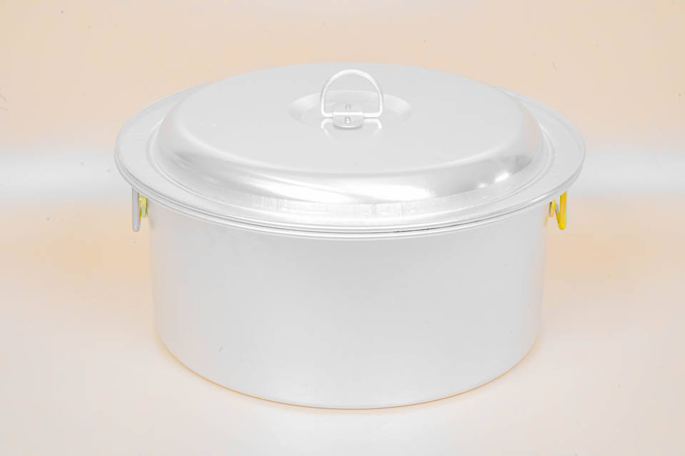 Durable 3 PCS Aluminum Cookware Set with Lid Small Large Capacity No ...