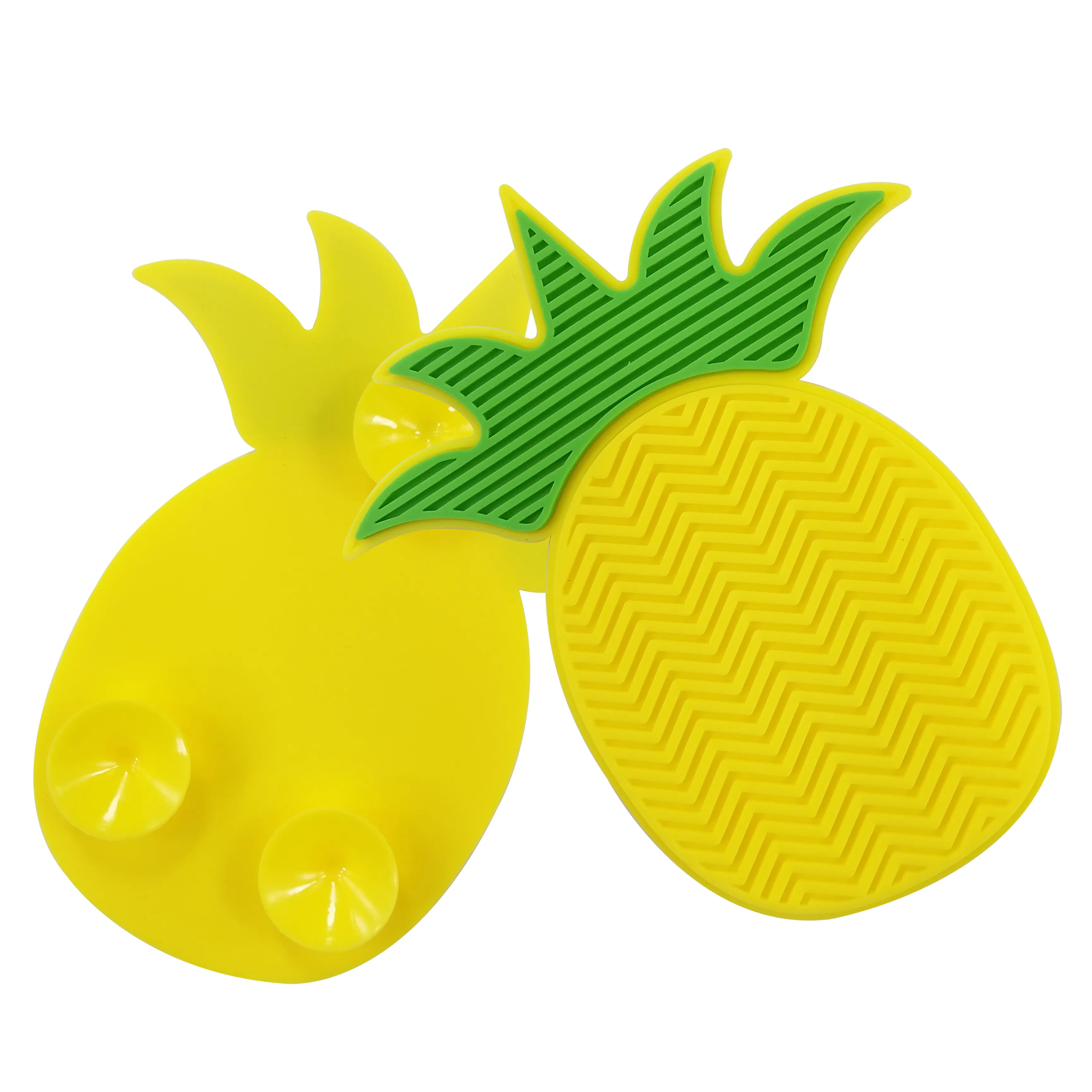 Cosmetic Brushes Silicone Cleaner Pad Pineapple Cute Makeup Brush Cleaning Mat