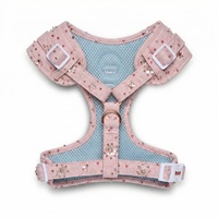 Nouveau design 2026 Harnais de luxe pour chien avec perles, personnalisable OEM, en maille respirante, réglable, doux, écologique, pour chiots et petites races, gilet pour animaux de compagnie