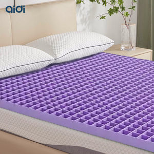 Échantillon gratuit de <span class=keywords><strong>surmatelas</strong></span> pliable en mousse à mémoire de forme en caoutchouc TPE violet, certifié OEKO-TEX/CertiPUR-US - Product Image 3