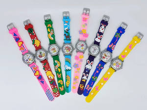 นาฬิกาควอตซ์การ์ตูนแบบแอนะล็อกกันน้ำ ของขวัญวันเด็กใหม่ สำหรับเด็กชายและเด็กหญิง พร้อมสายซิลิโคน - Product Image 6