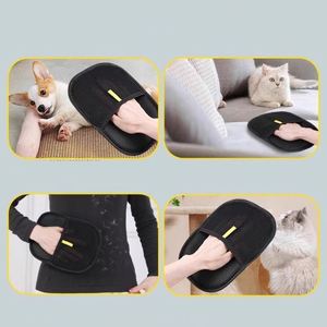 Cepillo ecológico de doble cara con cerdas electrostáticas para eliminar el pelo de gatos, con tela de malla. - Product Image 5
