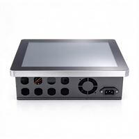 Komputer Layar Sentuh Terintegrasi 12,1 Inci Tahan Air IP65 Multi Port COM RS485 RS232 Tanpa Kipas Panel PC Sentuh Industri