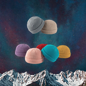 Bonnet d'hiver personnalisé avec logo, 100 % acrylique de haute qualité, tricoté, uni, motif lettres, caractéristique tissu courant - Product Image 2