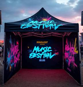 Carpa Hexagonal Pdyear de 10x10 3x3m, Gazebo para Eventos, Publicidad, Ferias Comerciales, Impresión Personalizada - Product Image 5