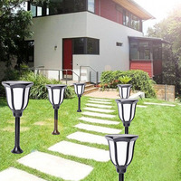 Lampe solaire RVB D'ABS DE LUMIÈRE DE FLAMME DE LED DE NOËL AMAZON OFFRE SPÉCIALE flamme led torche lumière