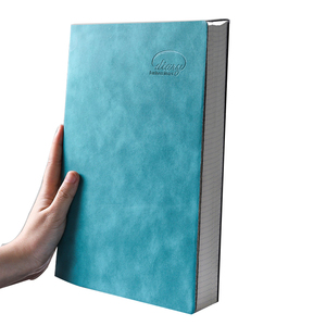 Sổ Tay Da Pu Amerpromo <span class=keywords><strong>A4</strong></span>, Sổ Ghi Chép Màu Xám, Xanh Lá Và Hồng, 480 Trang, Sổ May Chất Kết Dính Với Bố Cục Trống/Đường Kẻ/Lưới - Product Image 3