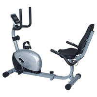Vélo de spinning d'intérieur K-FIT GS-5.2C-1, vélo d'exercice stationnaire magnétique, volant d'inertie de 8 kg, 8 niveaux de résistance, capteur de fréquence cardiaque, pour la remise en forme à domicile