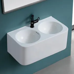 Европейская раковина для ванной комнаты, керамическая раковина, фарфоровая раковина