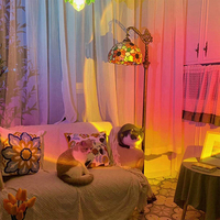 Projecteur led couleur arc-en-ciel 3d, veilleuse d'ambiance du soleil, veilleuse pour café, chambre à coucher, lampe de Projection