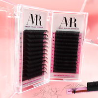 Ekstensi Bulu Mata Sutra Hitam Matte, Tray Bulu Mata Individual, Bulu Mata Cashmere Curl C D, Ekstensi Bulu Mata Volume Grosir