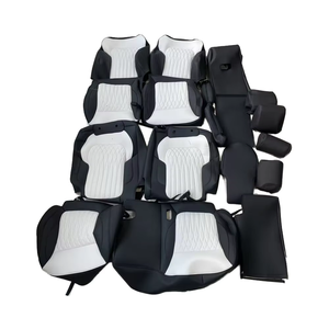Housses de siège auto sur mesure de luxe toutes saisons pour Land Rover Range Rover Sport L322 L320 2017-2024, 5 places, ensemble complet, cuir Nappa - Product Image 1
