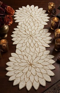 Hot Sale Embroidered Floral <b>Table</b> <b>Runner</b> Decorative Dining <b>Table</b> Cover for Festivals and Events Available At Reasonable Price - Product Image 2