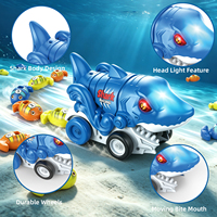Zhorya RC Magnetic Eating Shark Snake Game Toy Interactive Animals Racing Battle Vehicle 2.4ghz Electric Rc Cars with Led Light